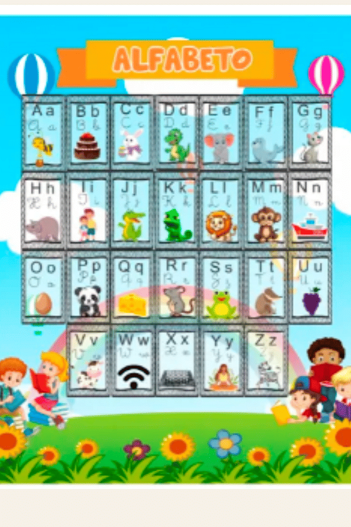 BANNER DE TECIDO ALFABETO 55X70cm