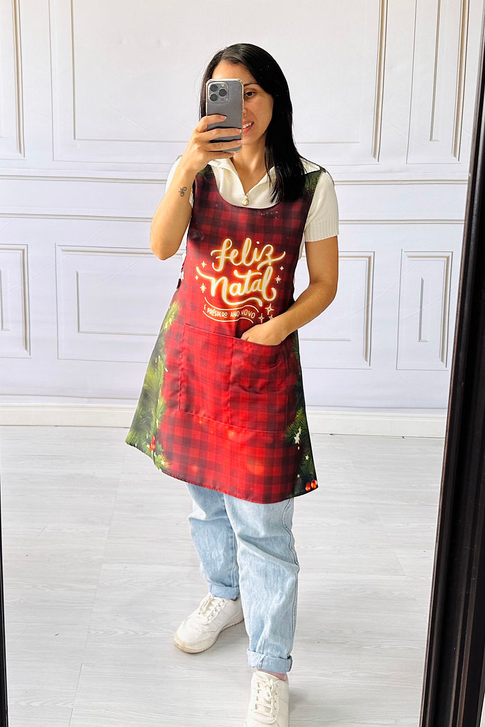 Avental Japonês Natal