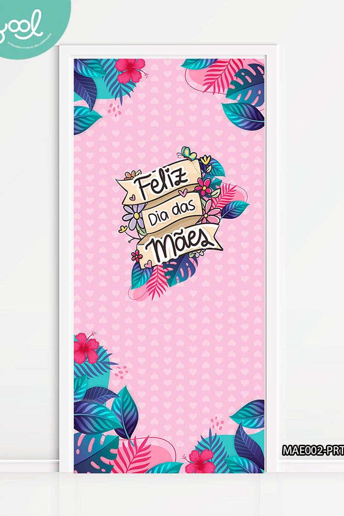 Capa de Porta Sala de Aula Feliz Dia das Mães