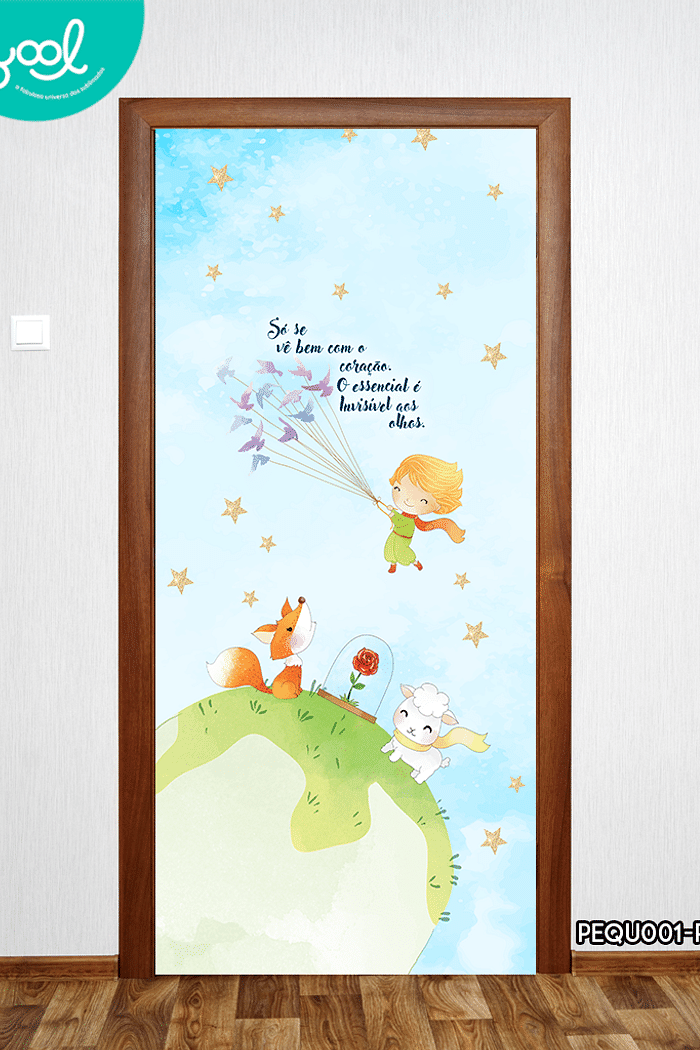Capa de Porta Pequeno Príncipe