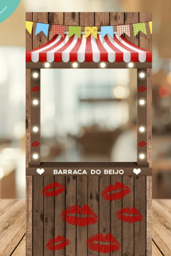 Tecido para Painel de Festa Junina para fotos interativo FRENTE E VERSO DOIS LADOS ESTAMPADO 1,00X2,10