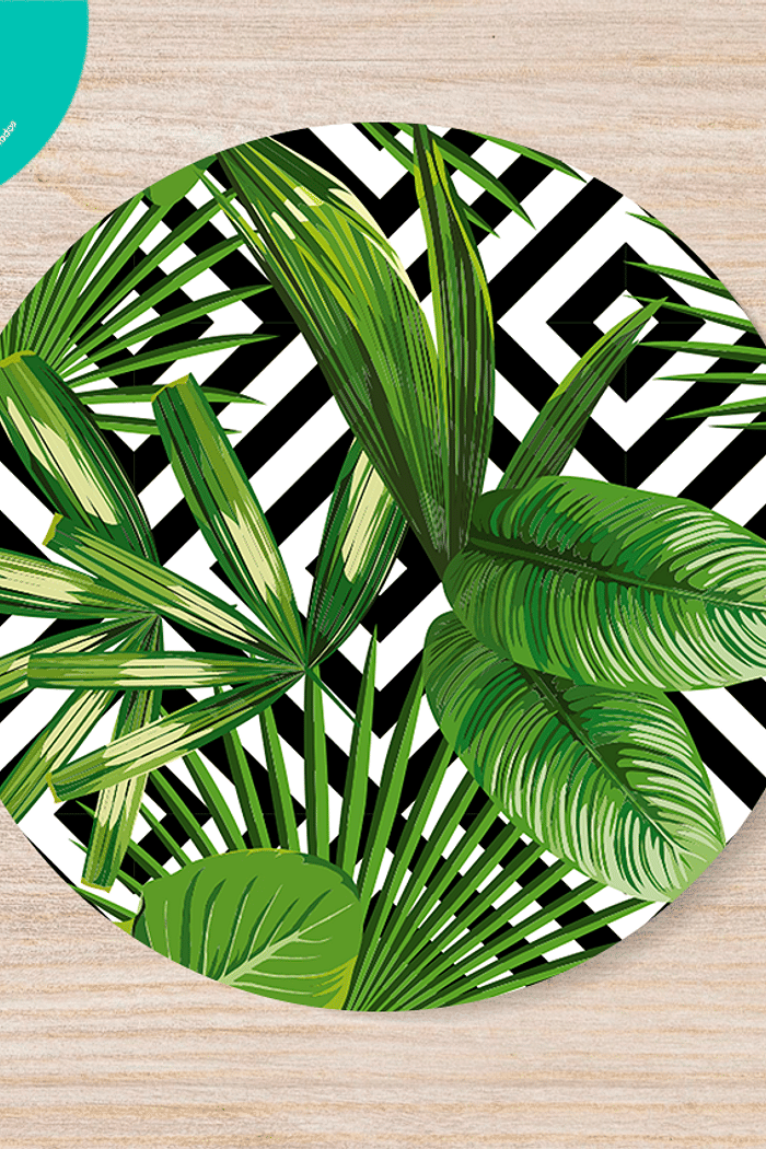 KIT 4 CAPA DE SOUSPLAT FOLHAGENS