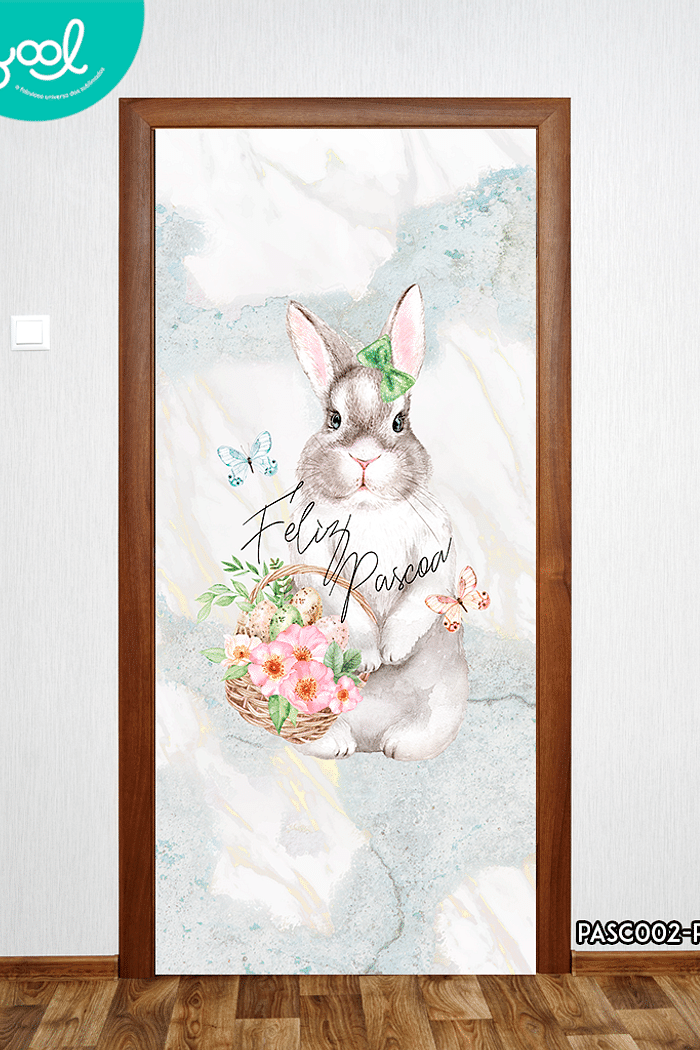 Capa de Porta Páscoa Coelho Lili