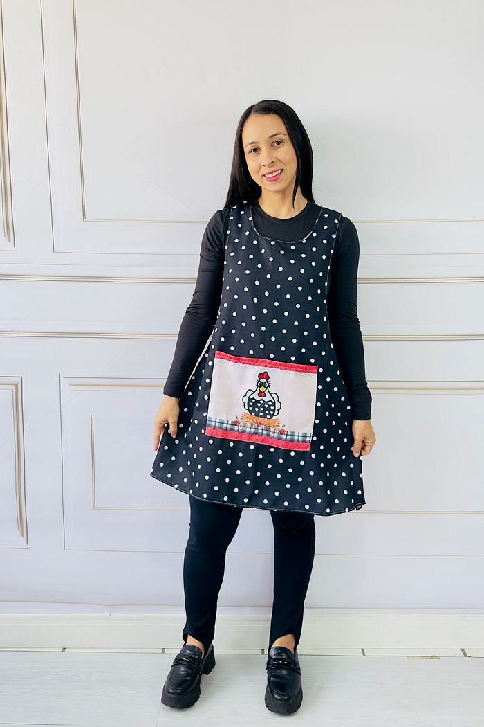 Avental Japonês Galinha Chef Cozinha