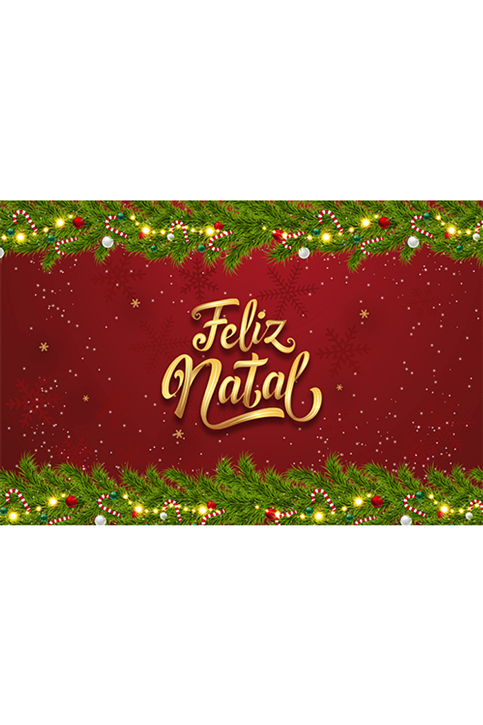 KIT 4 PEÇAS JOGO AMERICANO NATAL DE TECIDO