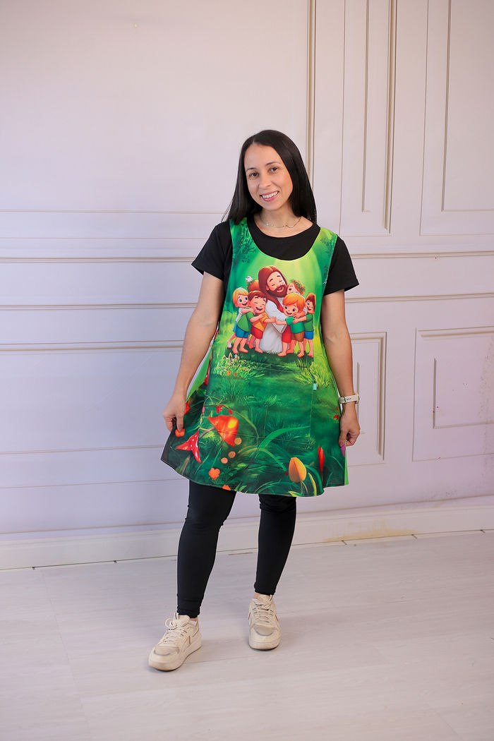 Avental Japonês Cristão 3