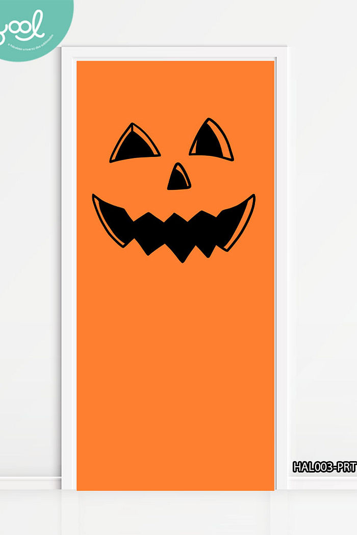Capa de Porta Halloween Abóbora, Dia das Bruxas