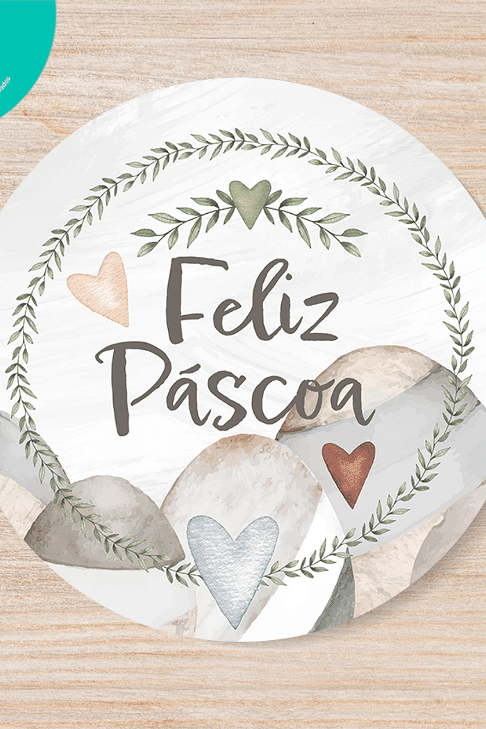 KIT 4 CAPA DE SOUSPLAT COLEÇÃO PÁSCOA OVINHOS