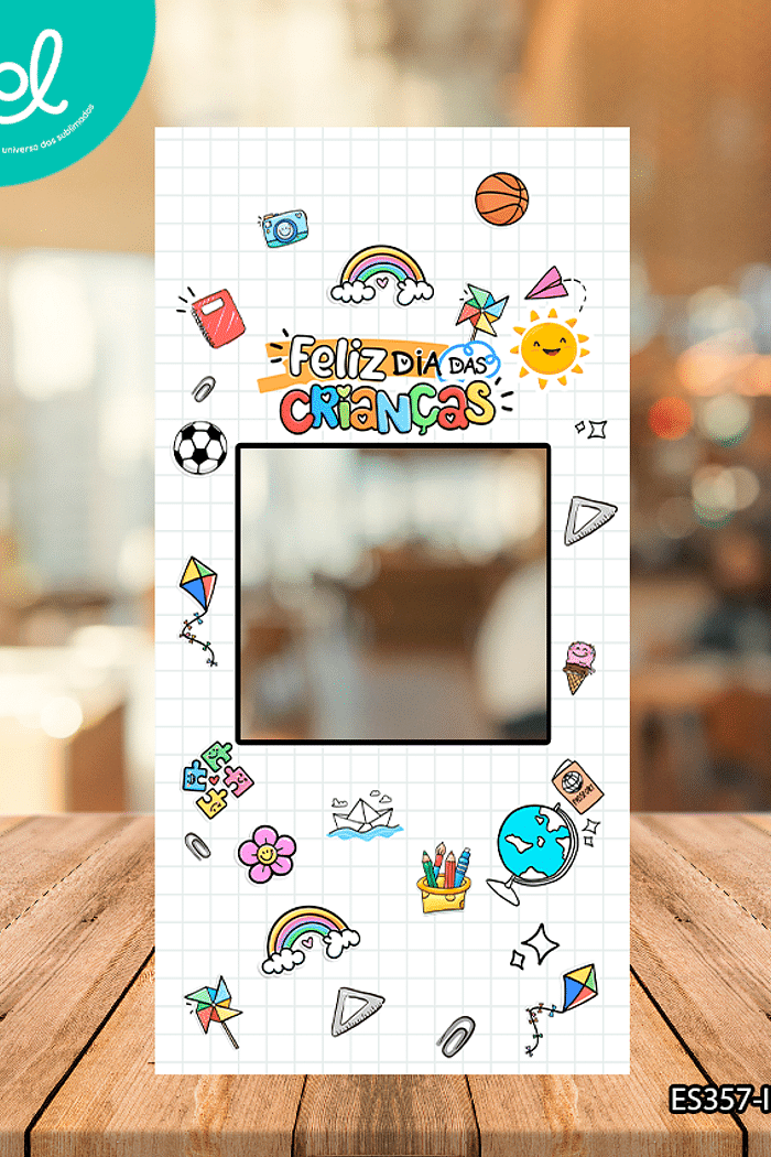 Painel Dia das Crianças 2025 para fotos interativo