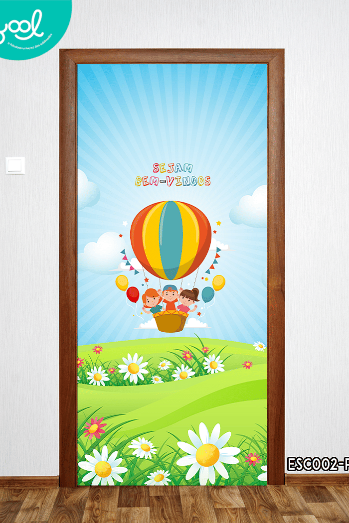 Capa de Porta Sejam Bem-Vindos BALÃO