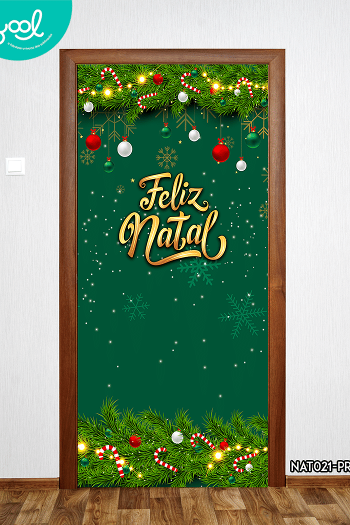 Capa de Porta Feliz Natal