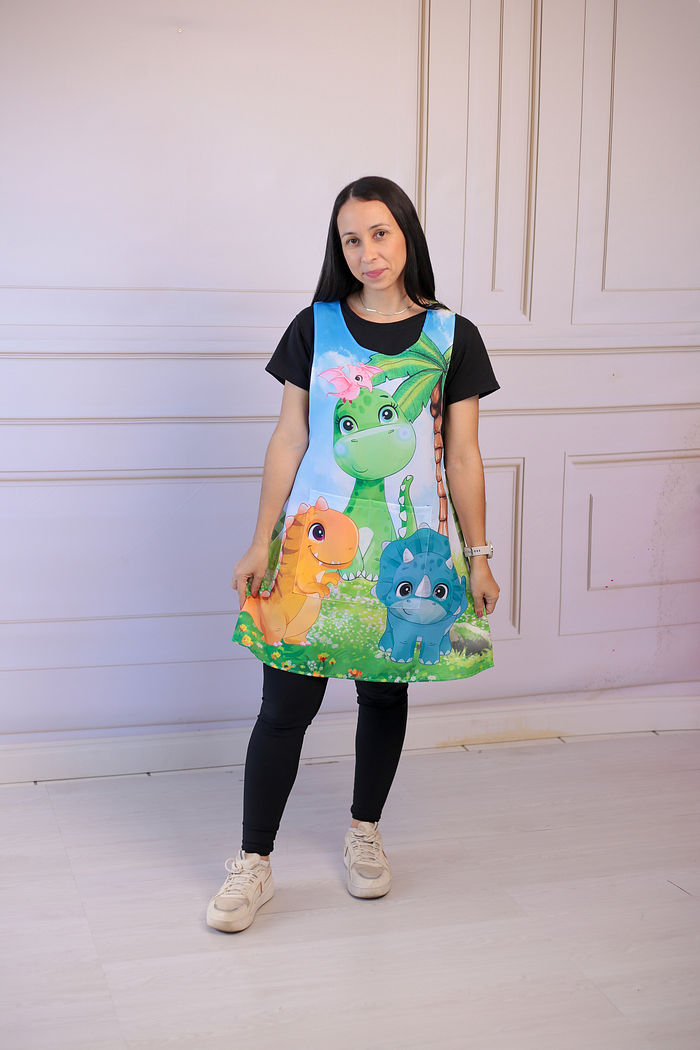 Avental Japonês Dino Baby