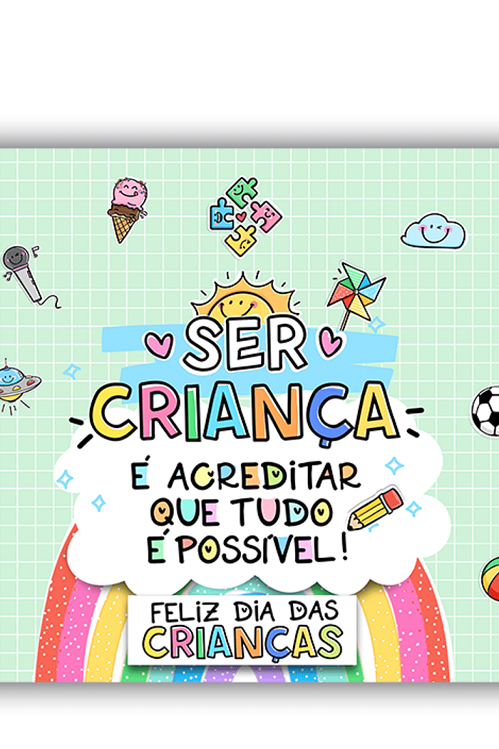 Painel Dia das Crianças educação infantil