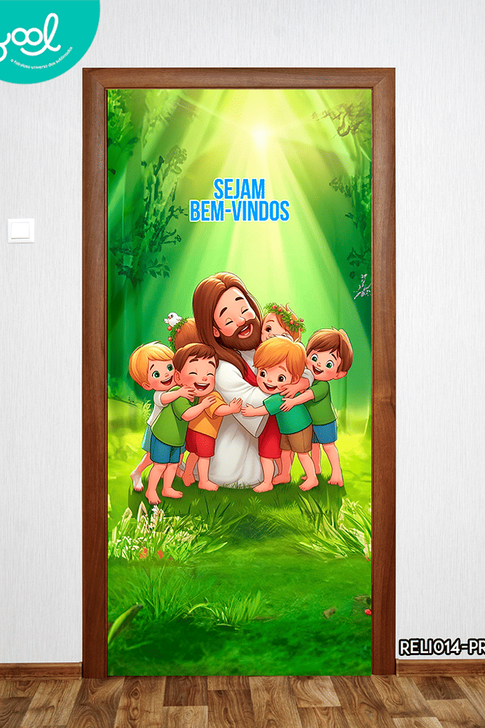 Capa de Porta Jesus e as crianças no bosque