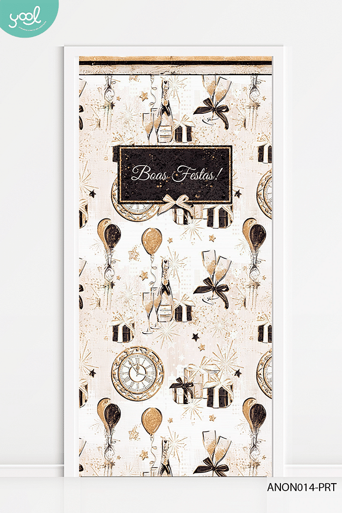 Capa de Porta Ano Novo Reveilon