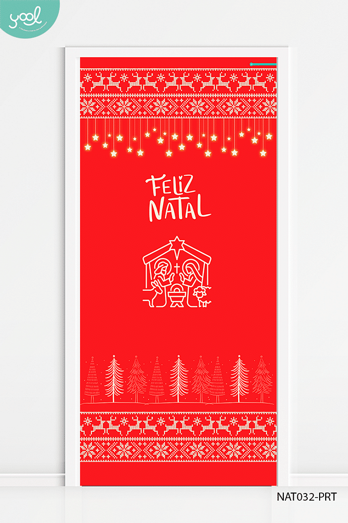 Capa de Porta Natal Bordados Sagrada Familia