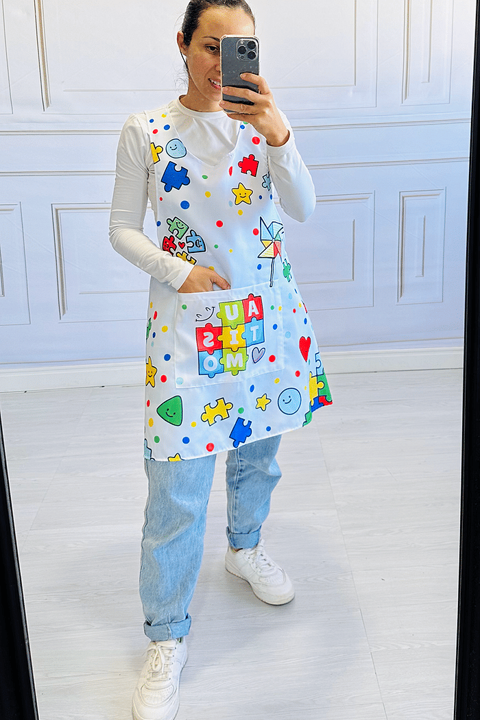 Avental Japonês Autismo
