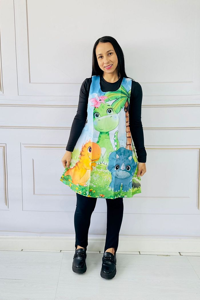 Avental Japonês Dino Baby