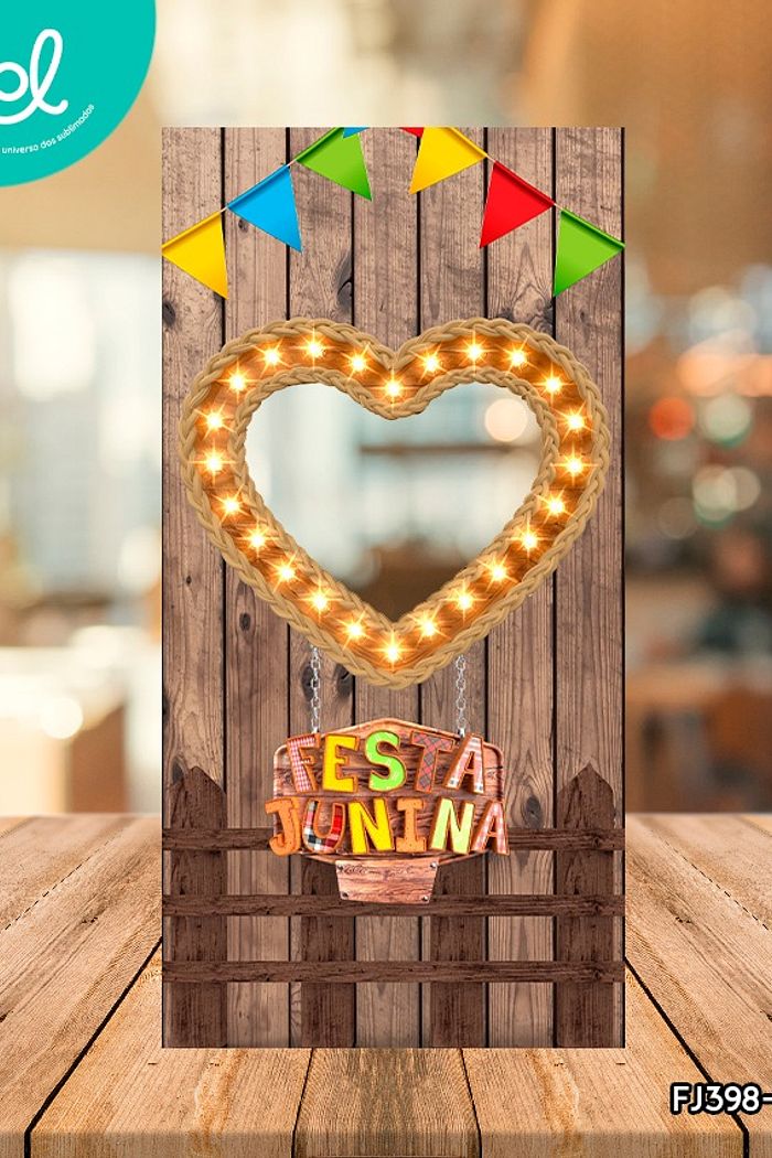 KIT JUNINO 06- TECIDO PARA PAINEL RETANGULAR + TECIDO PARA PAINEL INTERATIVO SIMPLES + TOALHA DE MESA