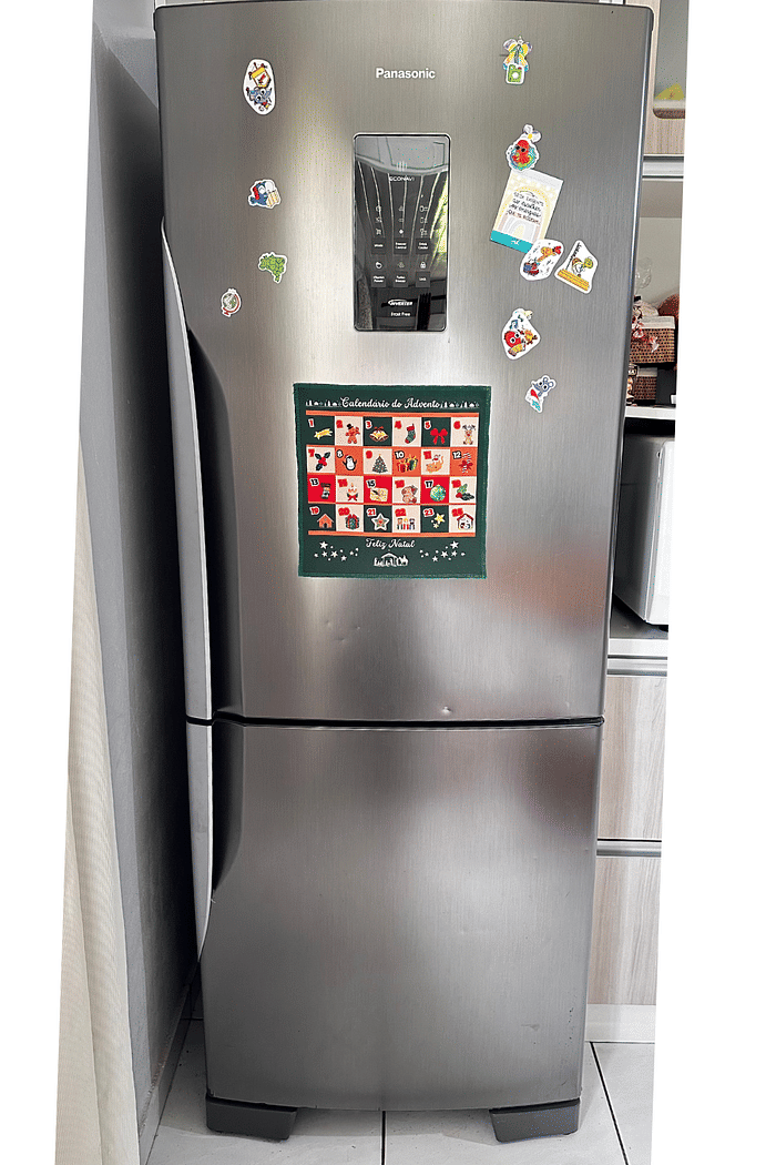 Mini Calendário do Advento de Geladeira