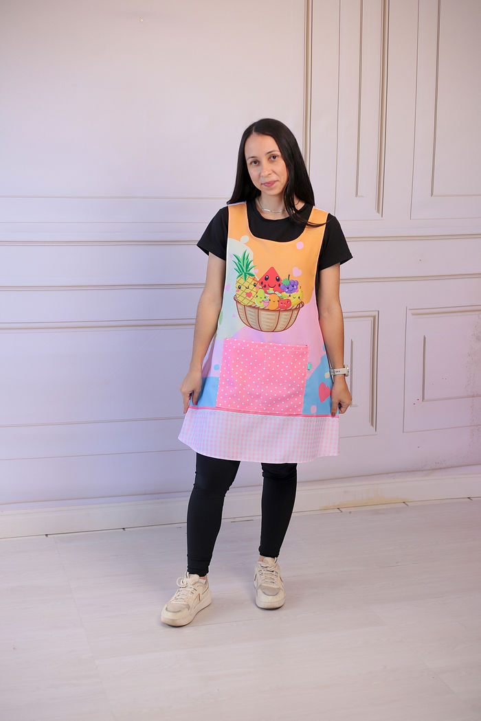 Avental Japonês Frutinhas Nutri