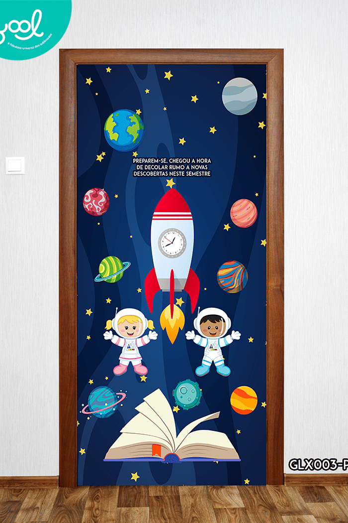 Capa de Porta Galáxia Astronautas