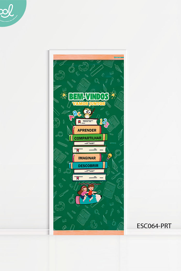 Capa de Porta Bem-Vindos Vamos Juntos