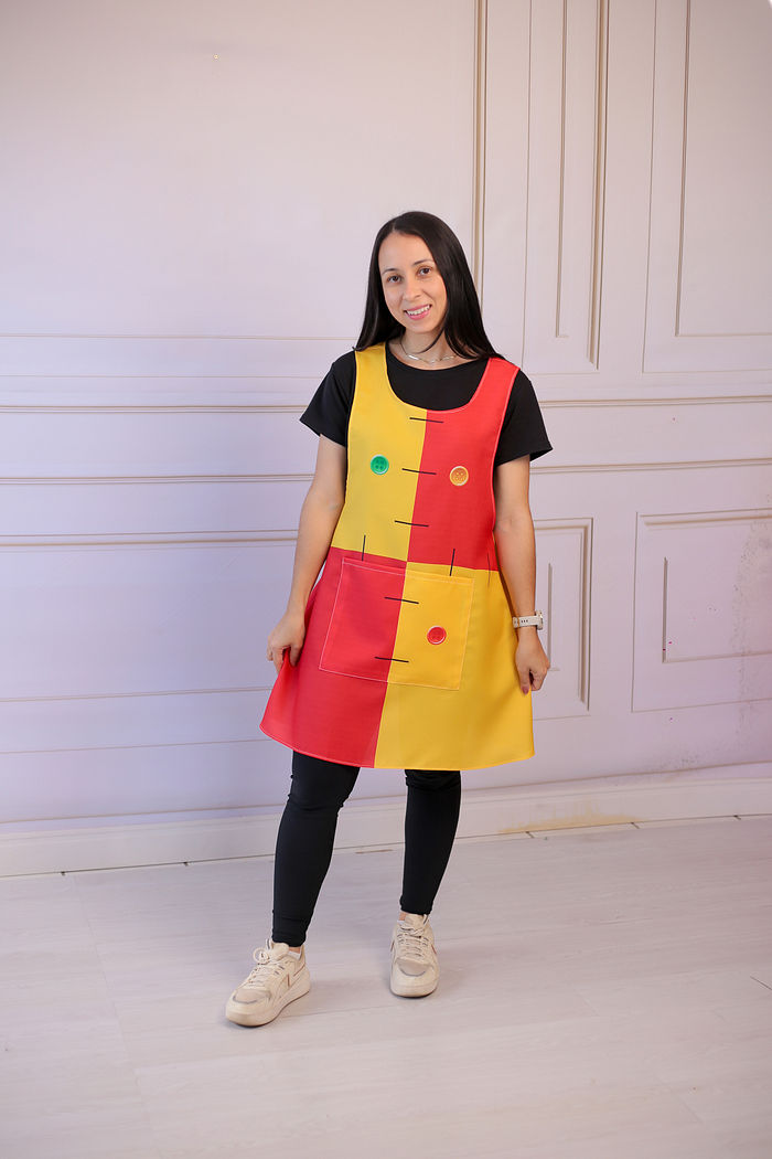 Avental Japonês Emilia Sitio do Pica Pau Amarelo