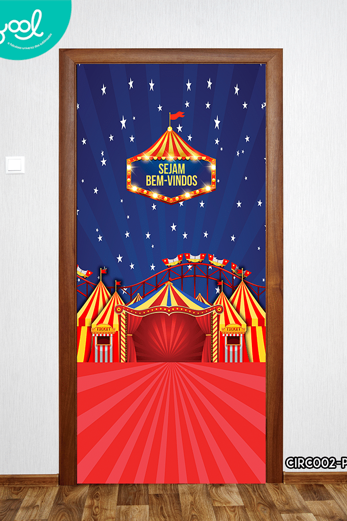 Capa de Porta Circo estrelado