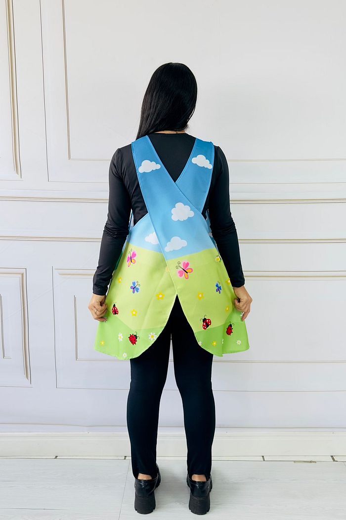 Avental Japonês Contando História