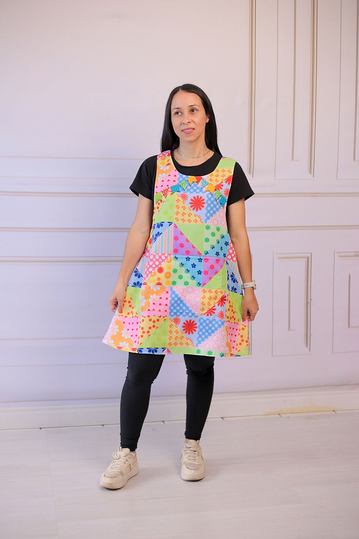 Avental Japonês Festa  Junina Patchworks
