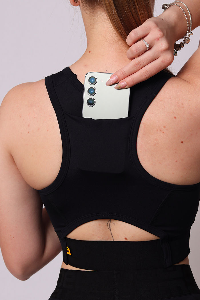 Top de Poliamida® Com Bolso Flux!