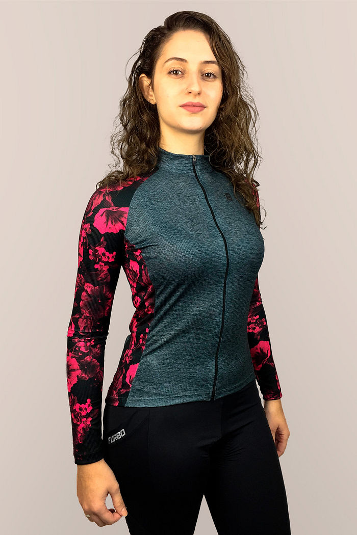 Jersey Feminina Manga Longa Petúnia