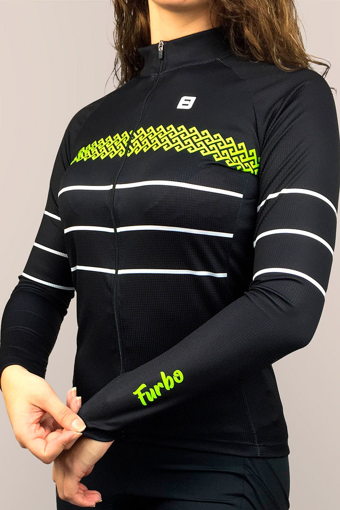 Jersey Feminina Manga Longa Ornato