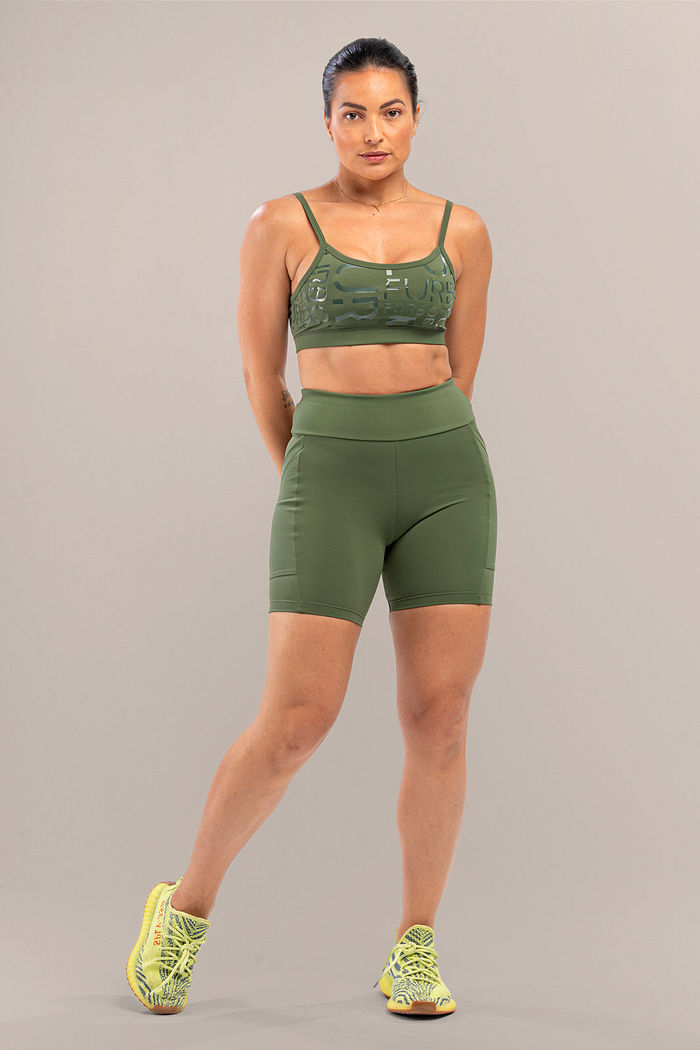 Bermuda Fem. Com Bolso Hermana