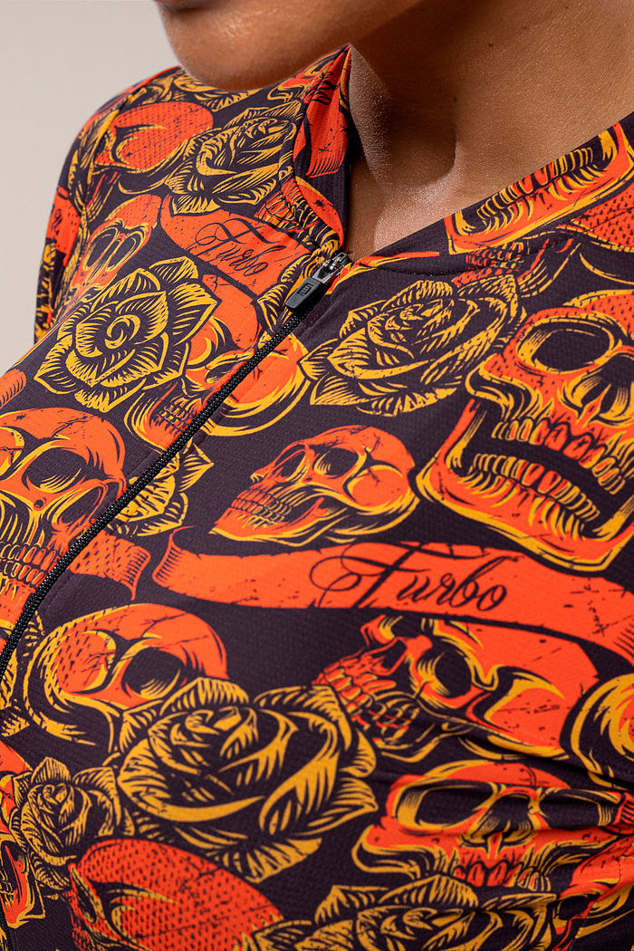 Jersey Feminina Poliamida Skull