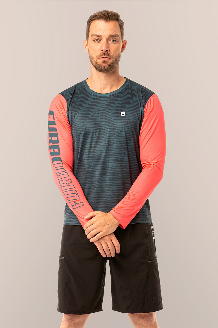 Jersey Masculina Manga Longa Trail Adventure