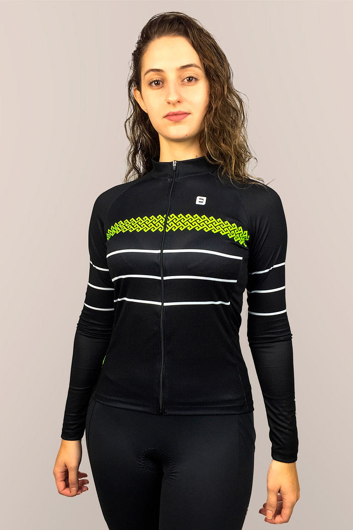 Jersey Feminina Manga Longa Ornato