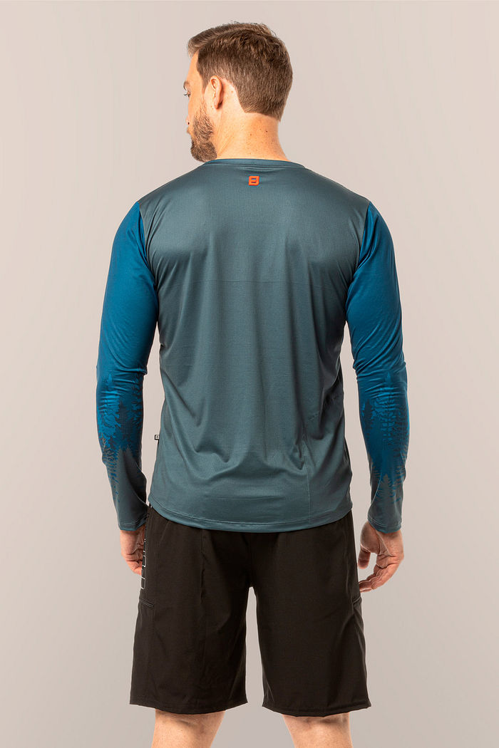 Jersey Masculina Manga Longa Trail Forest