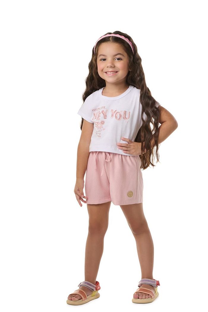 CONJUNTO BLUSA E SHORTS