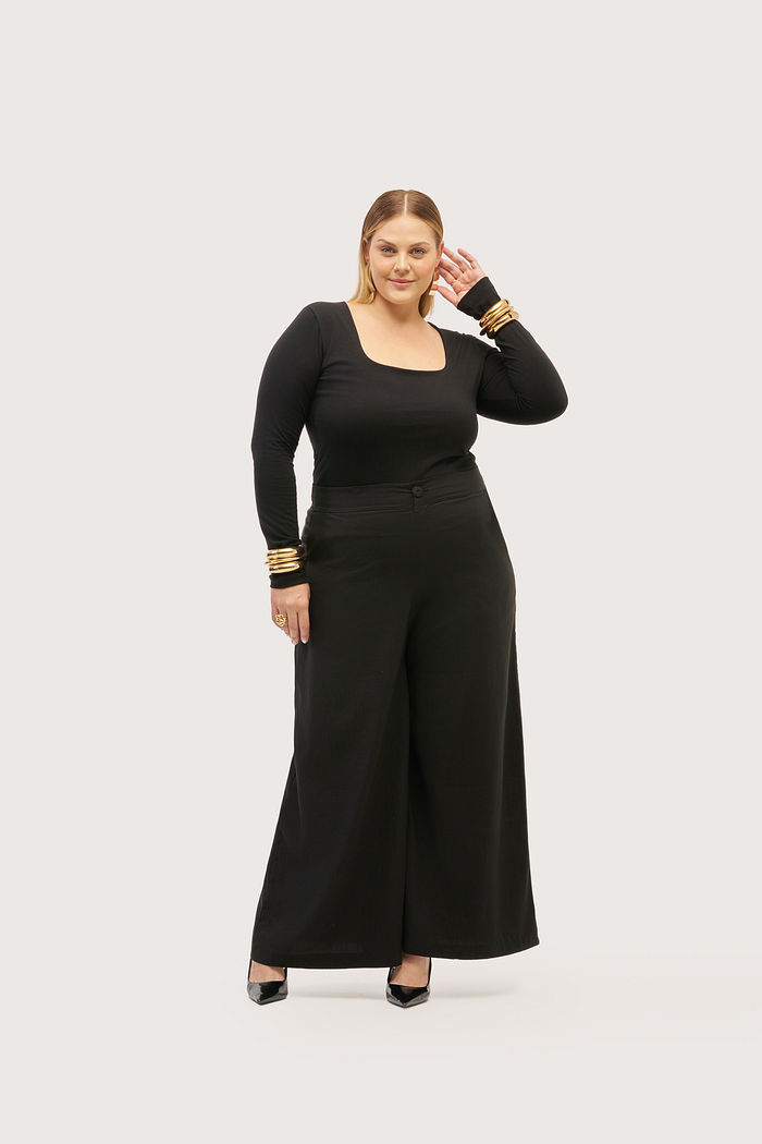 BLUSA PLUS SIZE COTTON