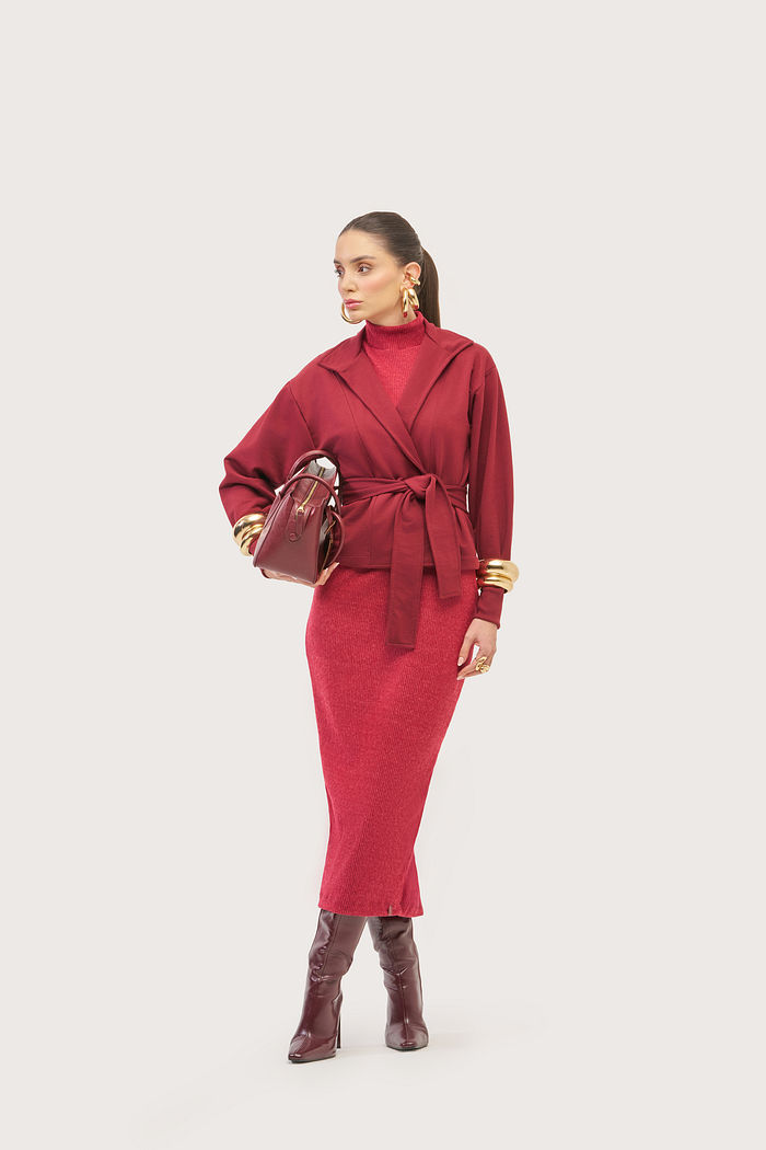 CASACO MOLETINHO COM AMARRAÇÃO