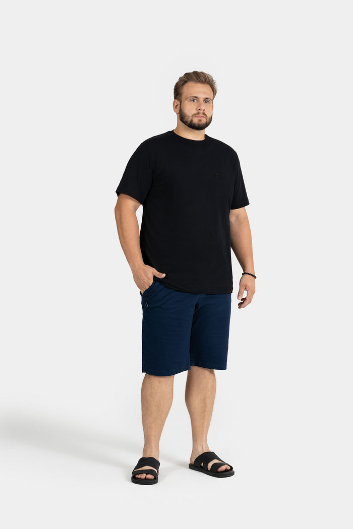 T-SHIRT PLUS SIZE MEIA MALHA C/REF., TERMO E ETIQ CLIPS