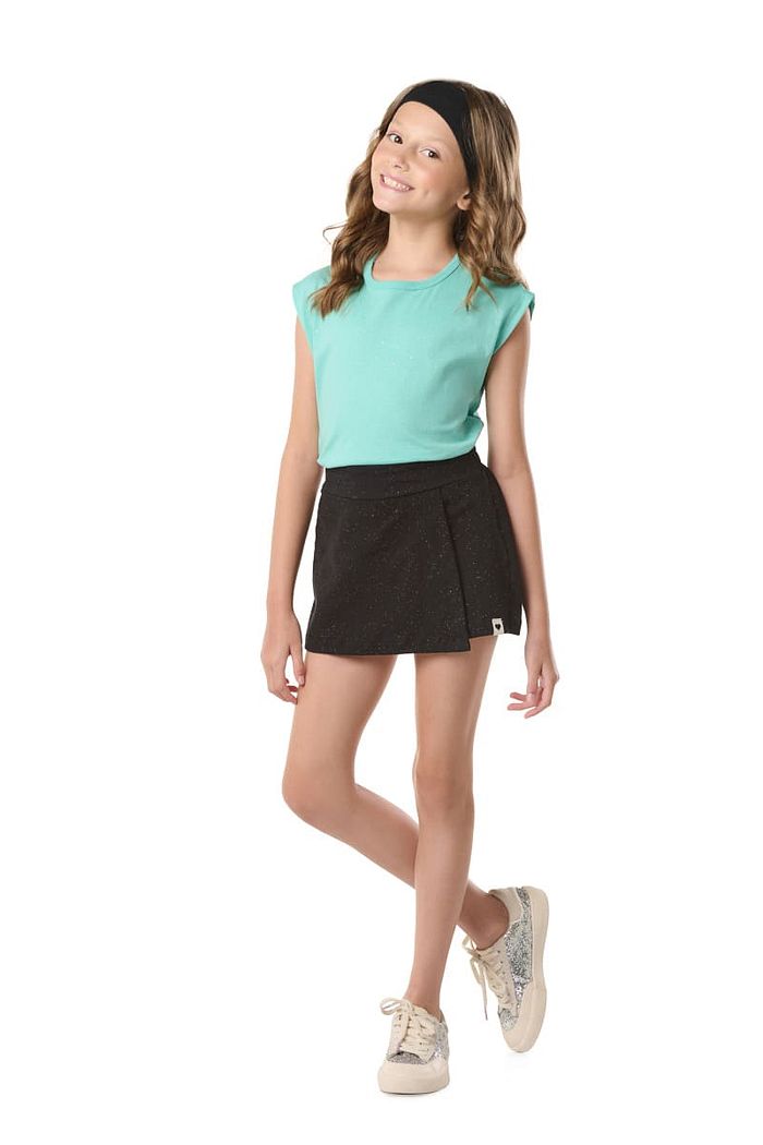 BLUSA MEIA MALHA COM STRASS