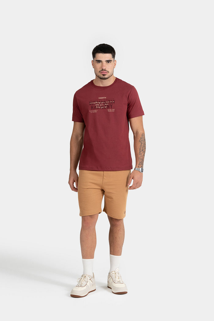 T-SHIRT MEIA MALHA C/ REF. E ETIQ.CLIPS