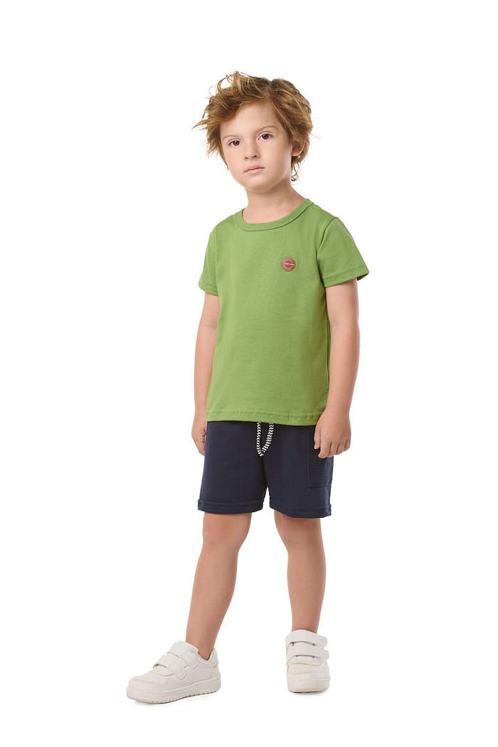 CONJUNTO CAMISETA E BERMUDA