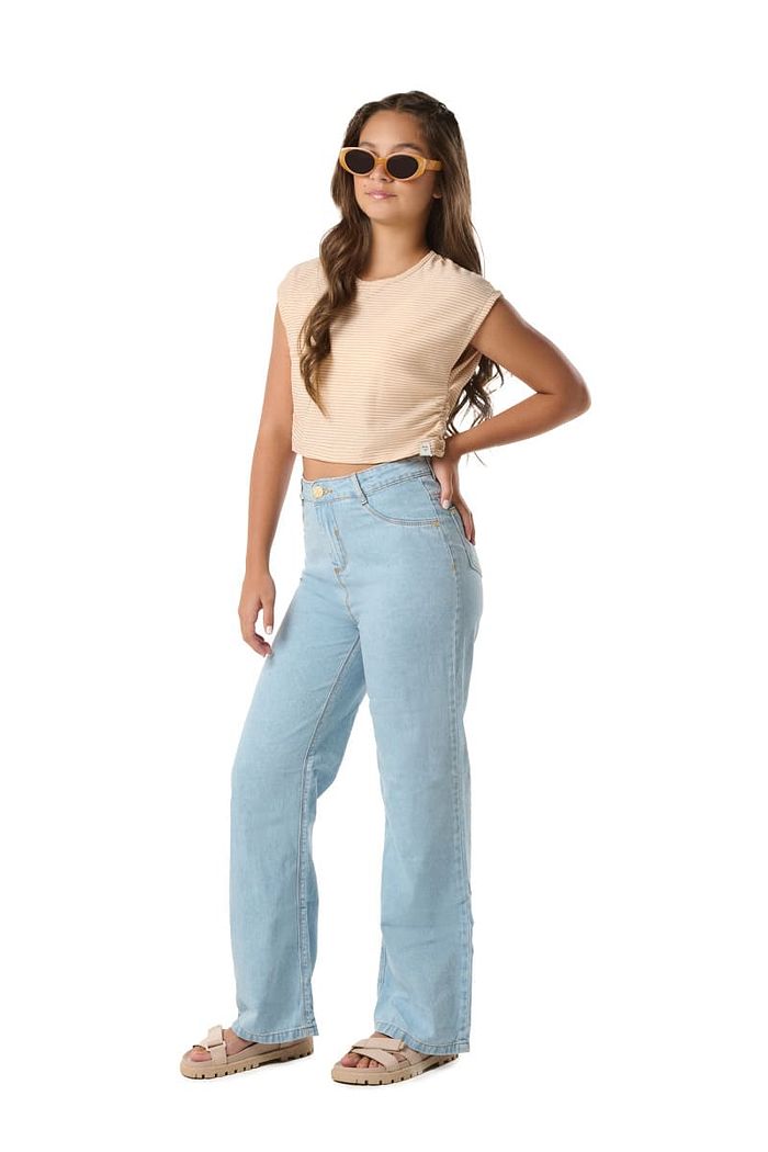 BLUSA MALHA LUREX C/ FRANZIDO