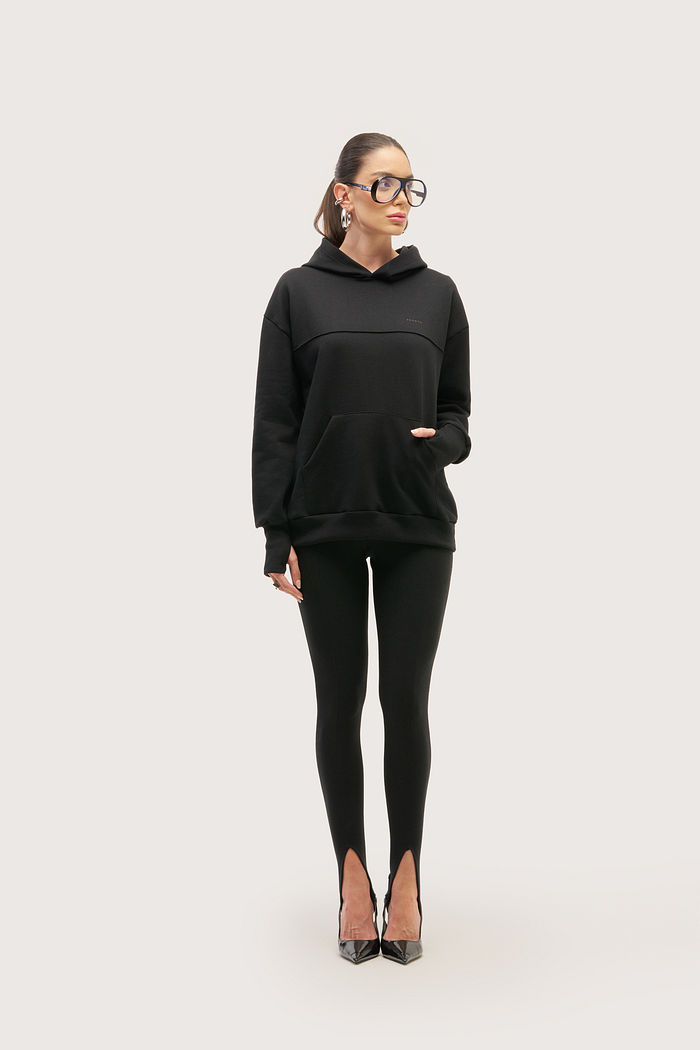 BLUSÃO OVER SIZE MOLETOM CANGURU