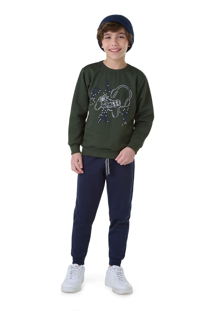 CONJUNTO BLUSÃO E CALÇA