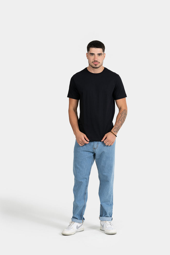 T-SHIRT MEIA MALHA C/ REF.